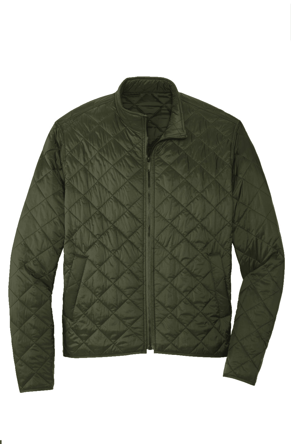 BLEU' | Quilted Full-Zip Jacket