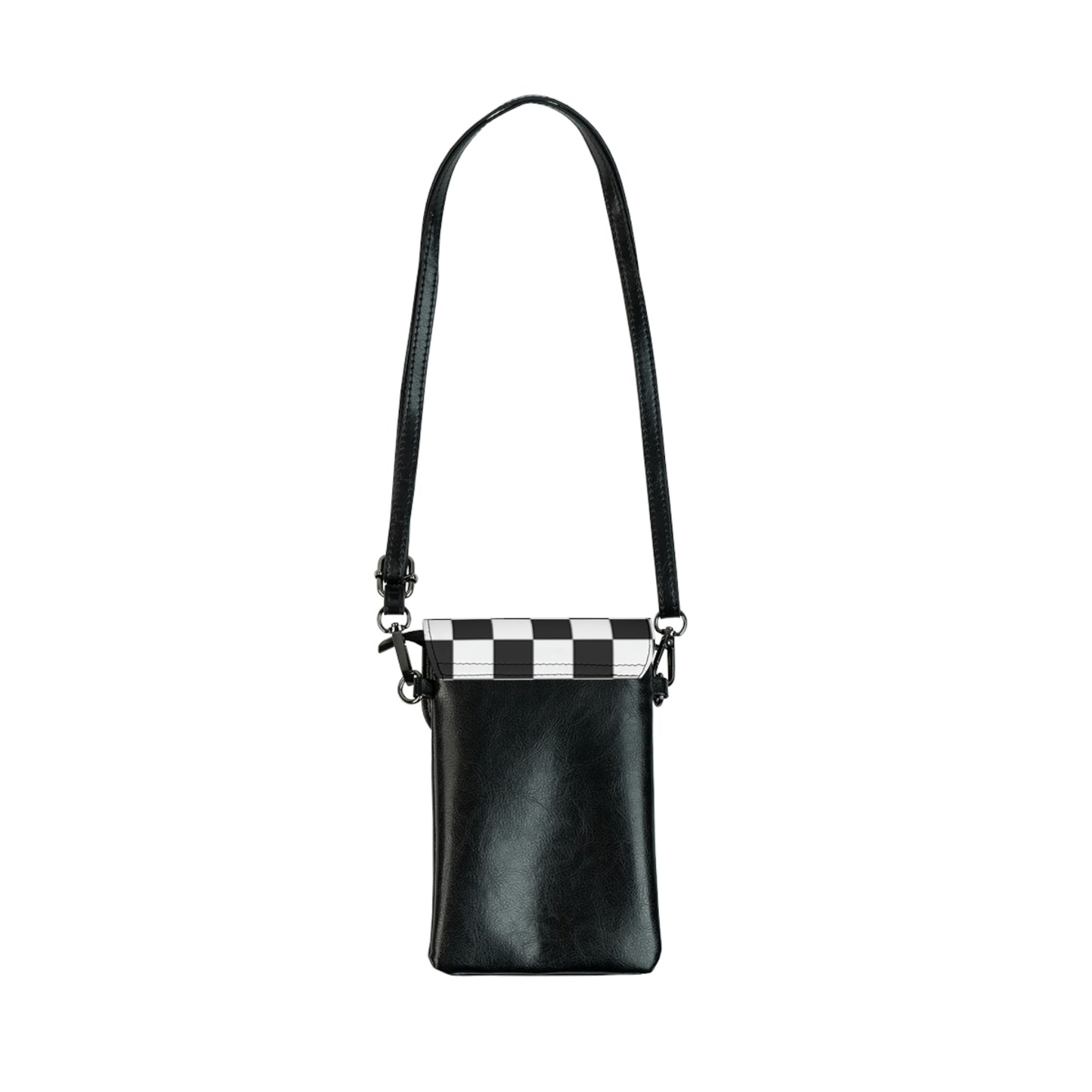 Bleu' | Black & White Patterned Handbag